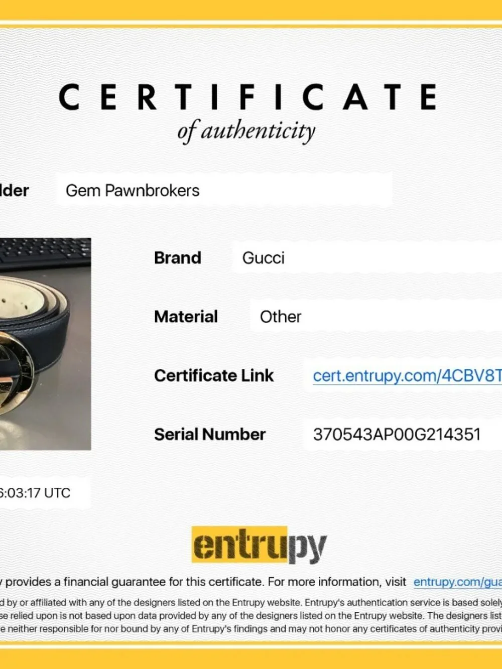 Gucci Interlocking Gold GG Belt 370543 Size 36 - Black/Brown women